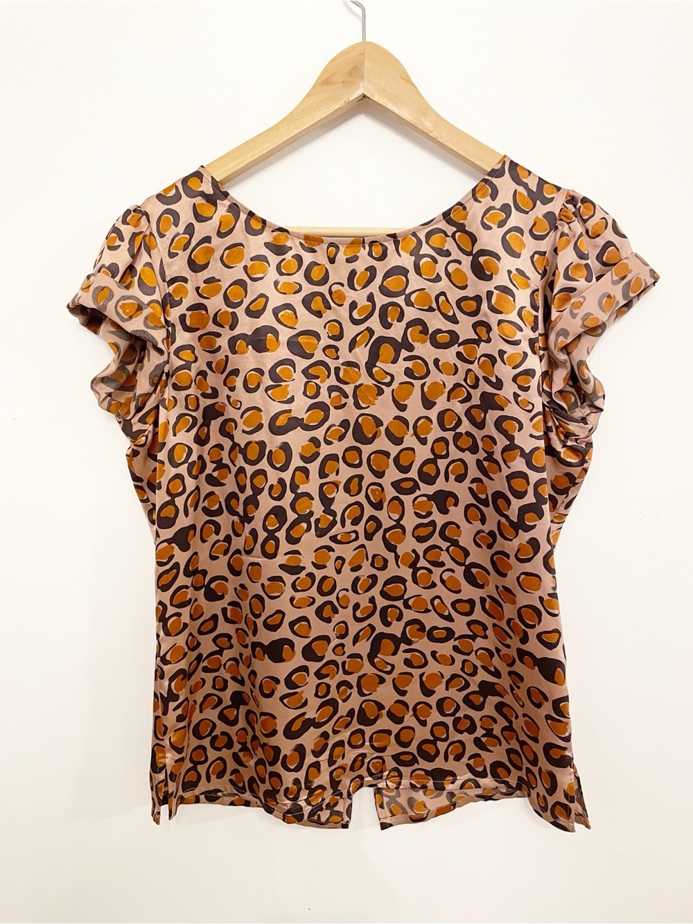 TWENTY8TWELVE Barton silk lobar print top size 8